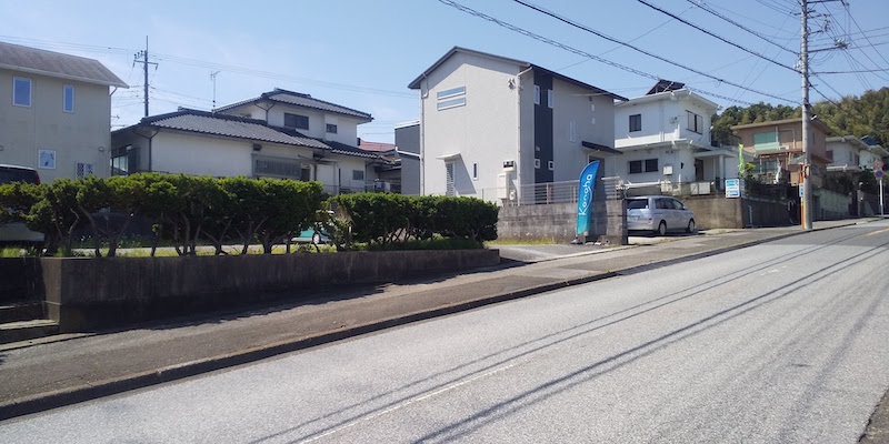 岩崎駐車場(10台分)の入り口